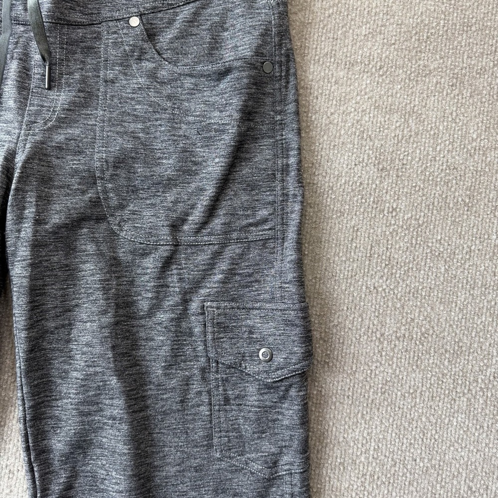 Kuhl Mova Relaxed Leg Pants Gray Heather Drawcord Womens Size 8 Athletic Cargo - Picture 7 of 9